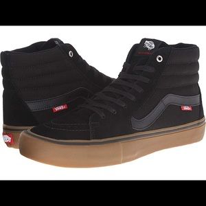 Black High Top Gum Sole Vans